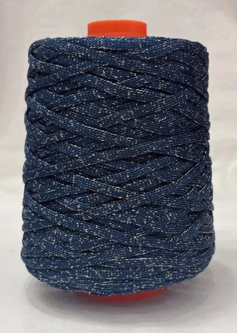 Colore 613 - Blu lurex argento