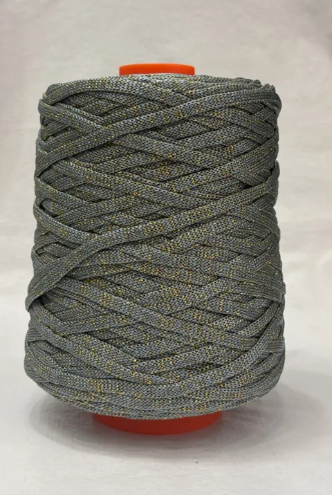 Colore 618 - Grigio azzurro lurex oro