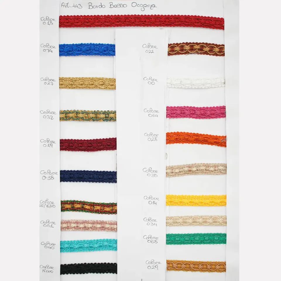 Passamaneria Bordo Mix Organza Basso