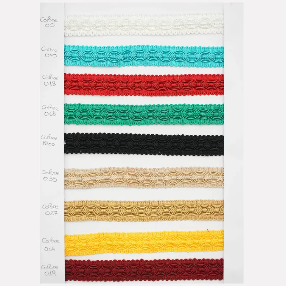 Passamaneria Bordo Mix Organza Alto Set. 1