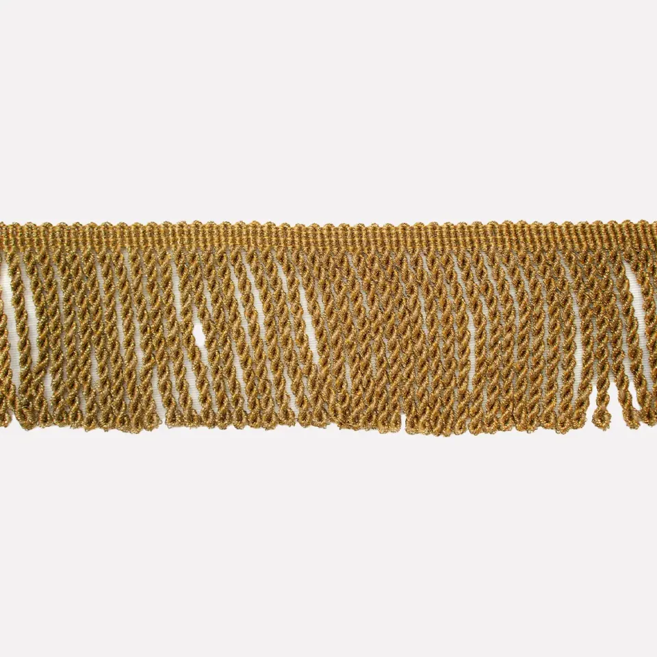 Frangia Lurex 7cm Oro Antico