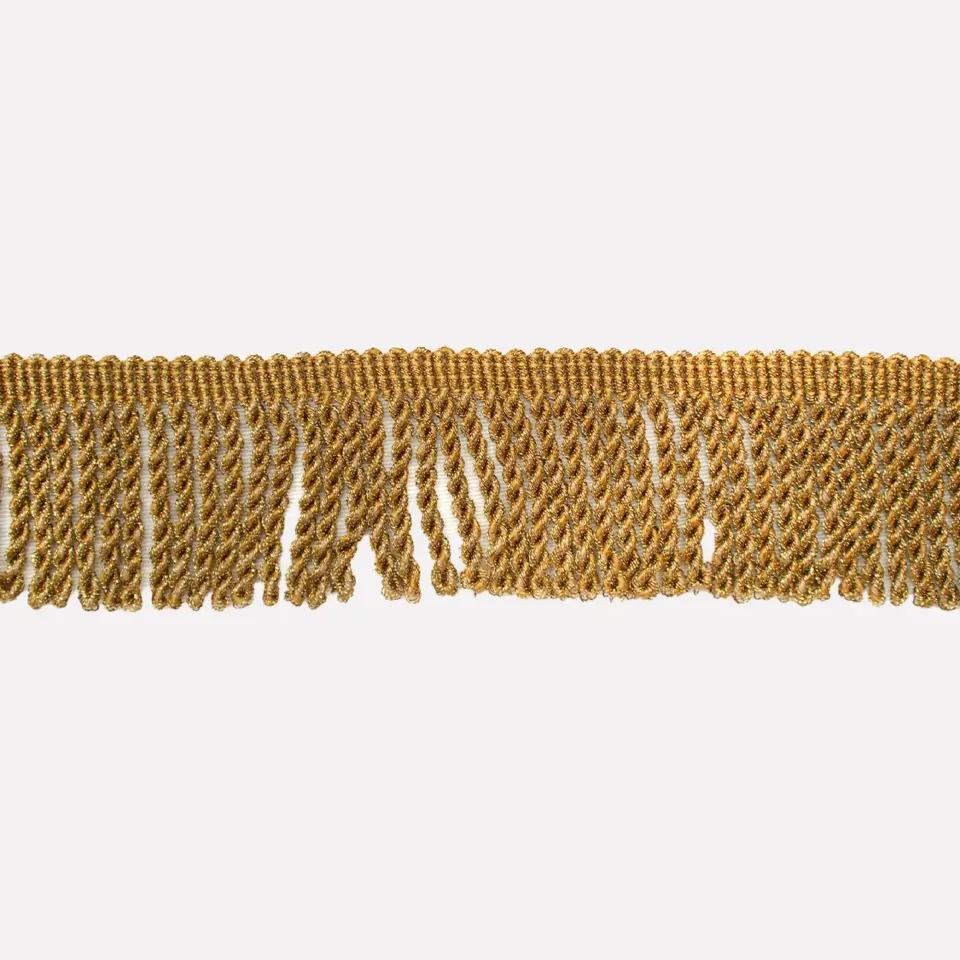 Frangia Lurex 5cm Oro Antico