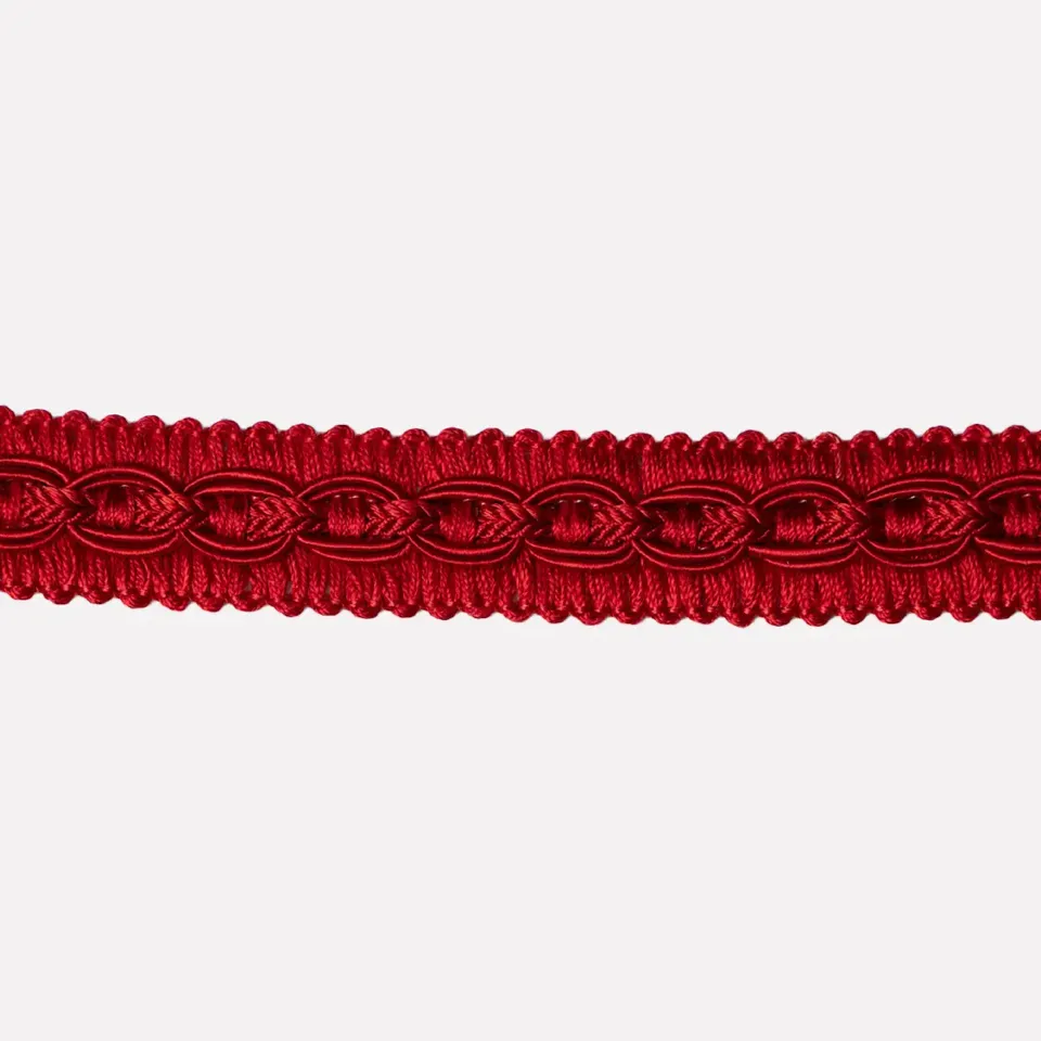 Passamaneria Bordo Alto Rosso