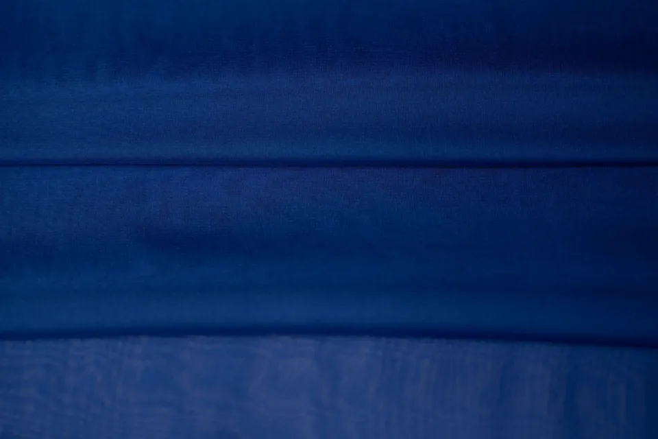 Tessuto Chiffon Blu Royal