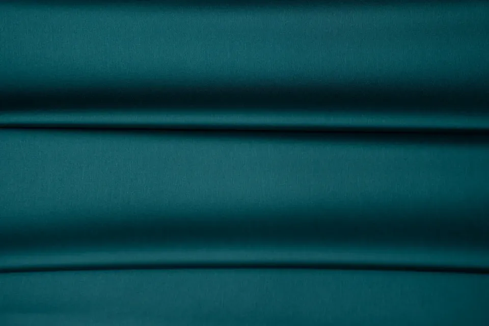 Tessuto Satin Verde Petrolio
