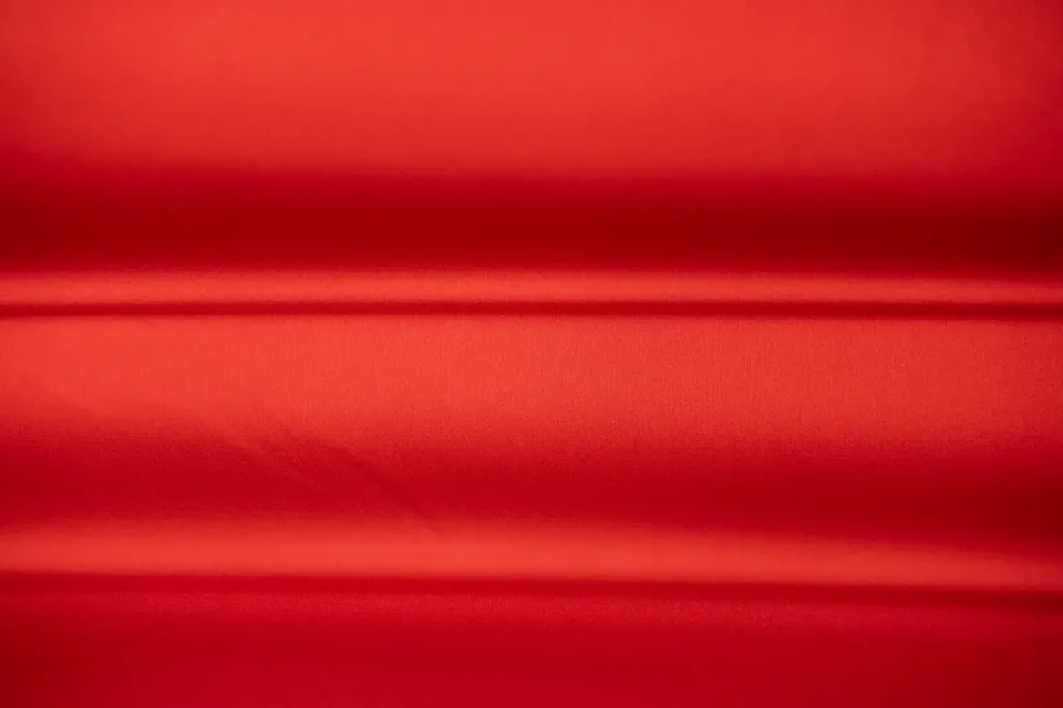 Tessuto Satin Rosso