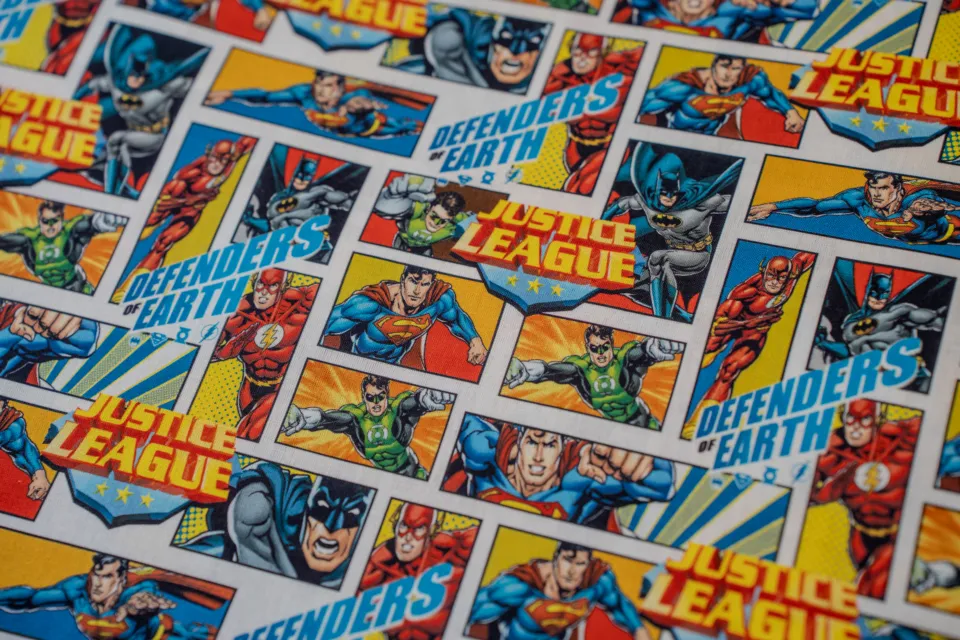 Cotone Bimbo Fantasia DC Justice League