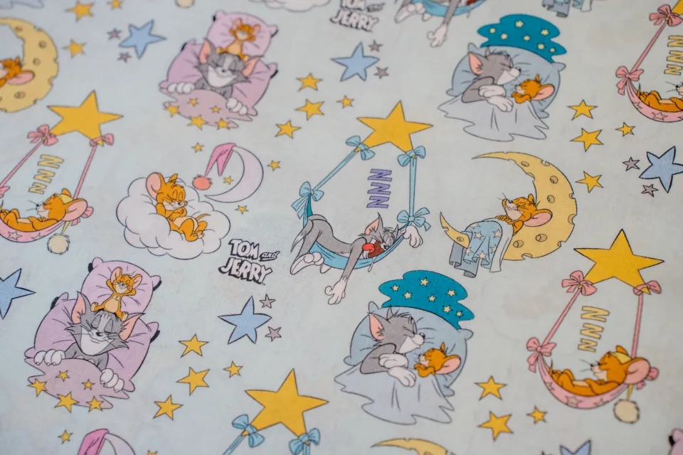 Cotone Bimbo Fantasia tom & Jerry