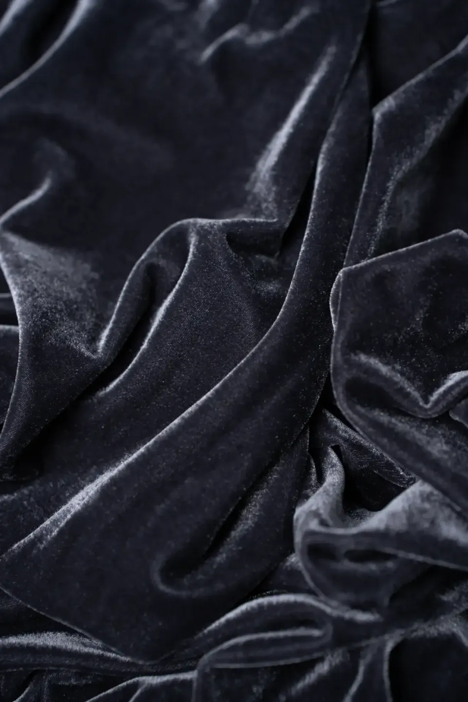 Velluto Elasticizzato Grigio Fumo