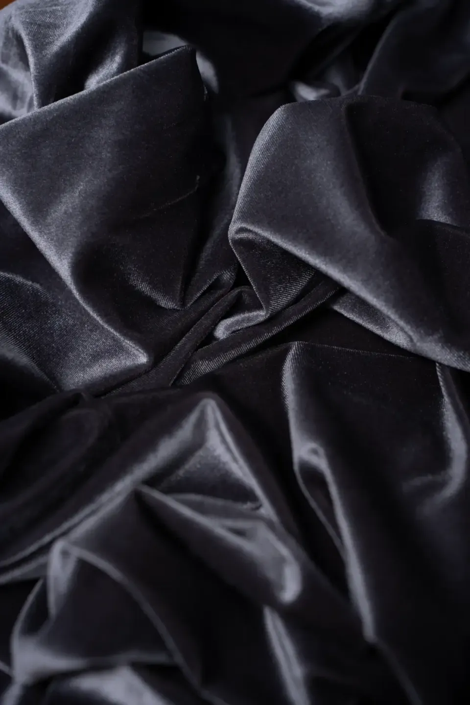 Velluto Elasticizzato Grigio Scuro