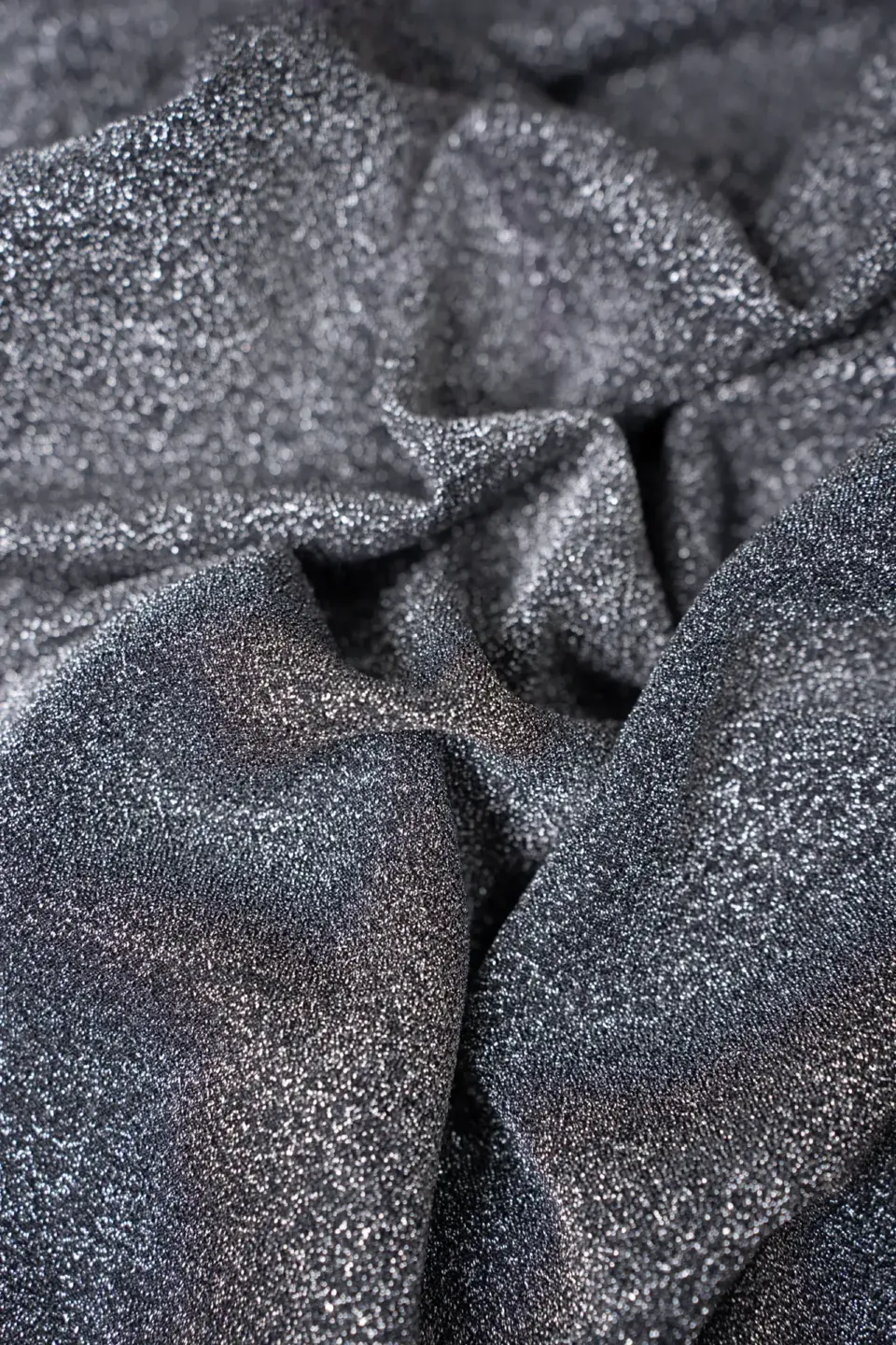 Maglia base Lurex Grigio Scuro
