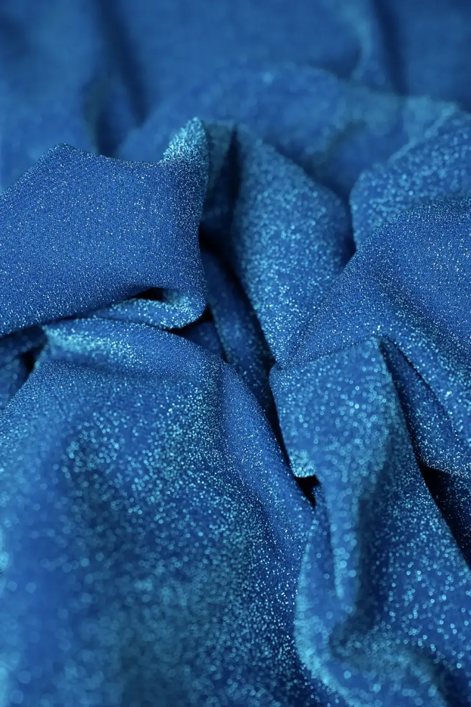 Maglia base Lurex Azzurra