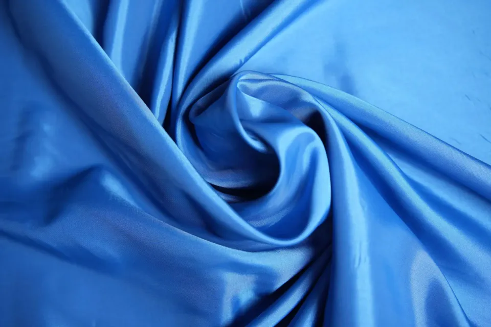 Tessuto Spugnetta Foderata Bluette
