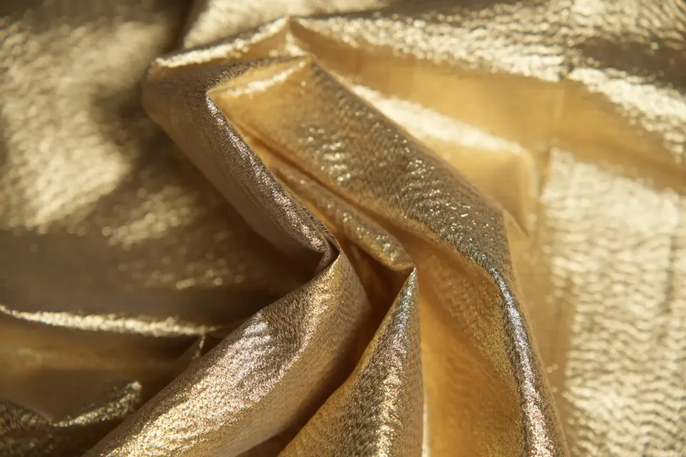 Lamè Crespato 100% PL h. 150 Oro