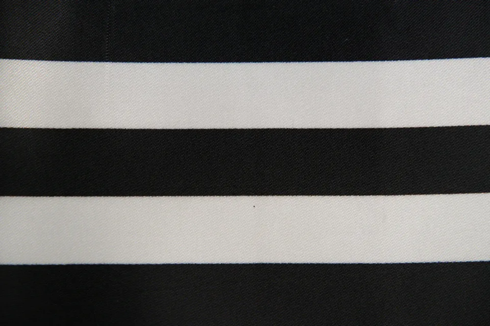 Raso 100% PL h. 150 Riga Bianco Nera