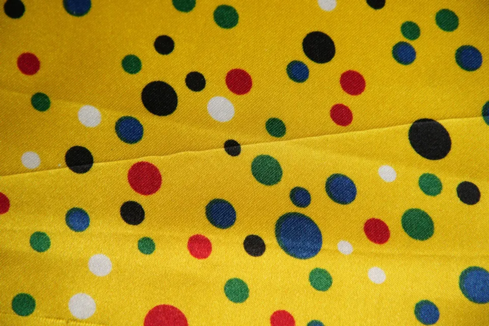 Raso 100% PL h. 150 Giallo Multicolor