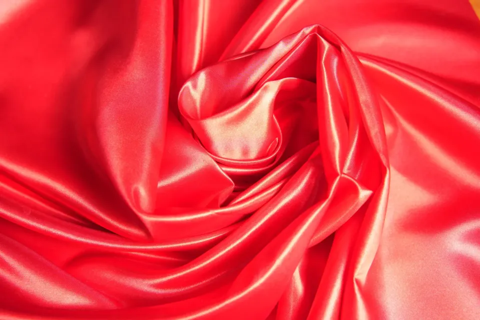 Raso 100% PL h. 150 Rosso