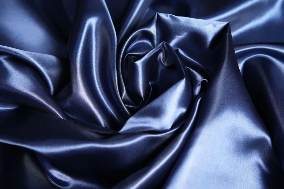 Raso 100% PL h. 150 Blu