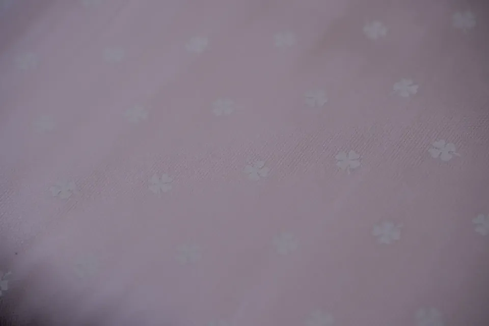 Cotone Piquet Millerighe Quadrifoglio – Rosa