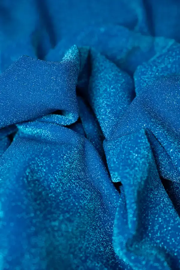 Maglia base Lurex Azzurra