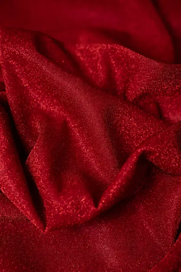 Maglia base Lurex Rosso