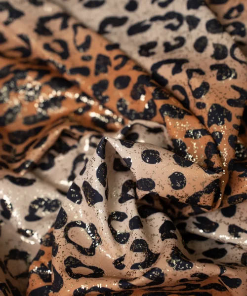 Lycra Spalmata Animalier Tigrata