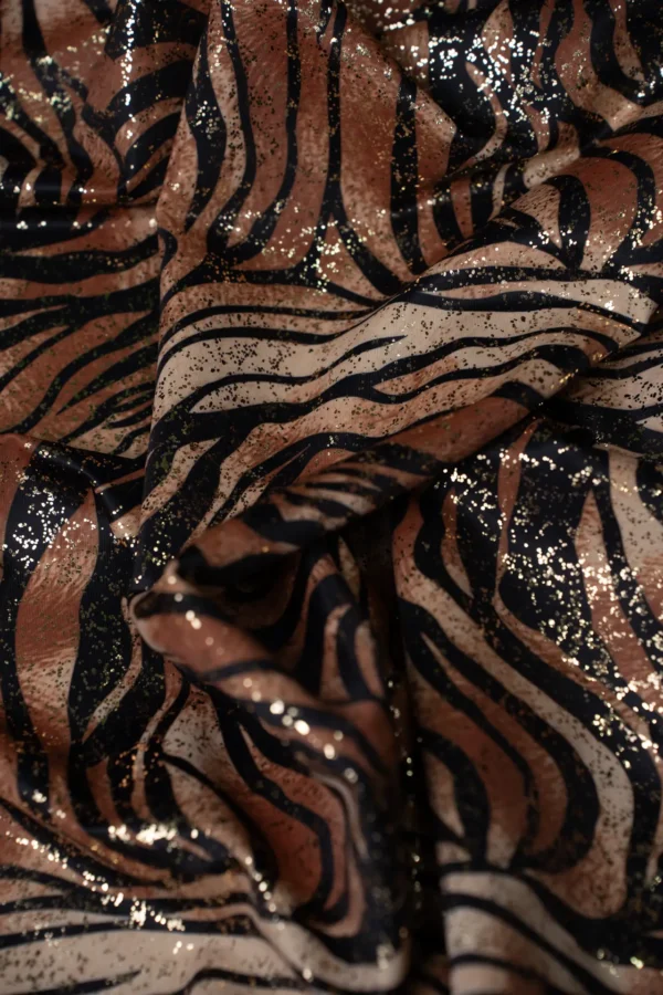 Lycra Spalmata Animalier Zebrata