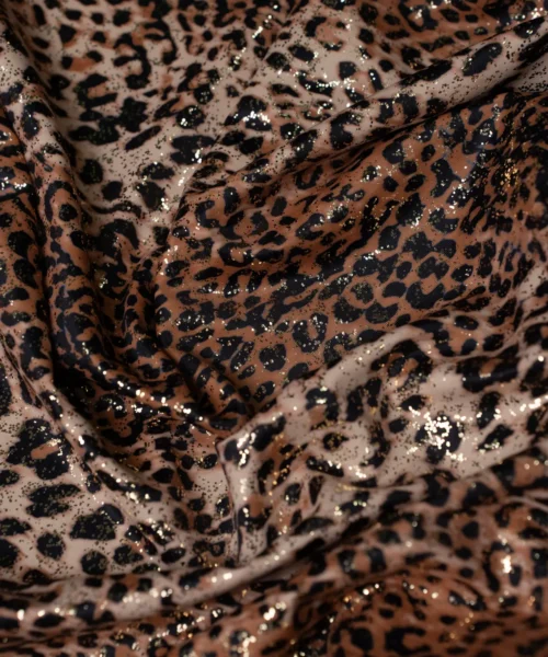 Lycra Spalmata Animalier Leopardata