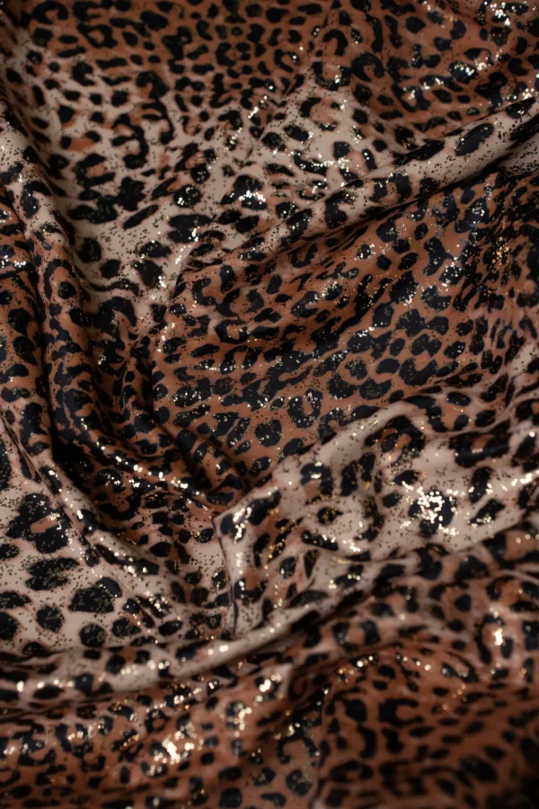 Lycra Spalmata Animalier Leopardata