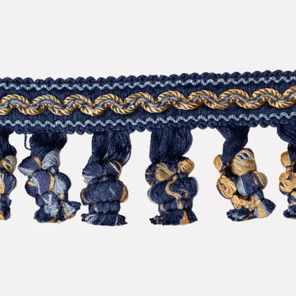 Passamaneria Cipollina Bicolor Blu e Oro