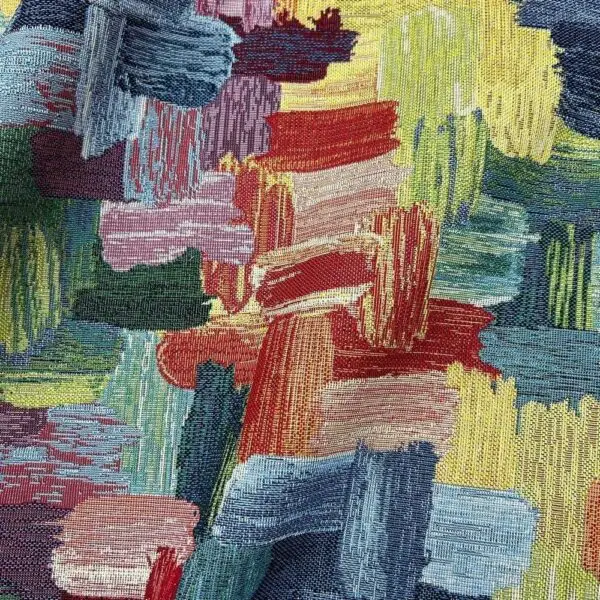 Tessuto Gobelin Pennellate Astratte h.280 - immagine 3
