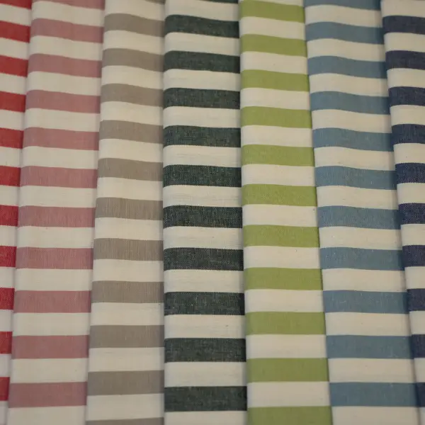Tovagliato Cotone Righe vari colori h.140